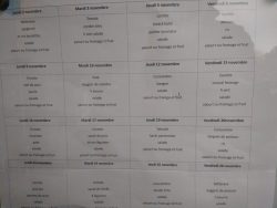 Menu novembre 2020